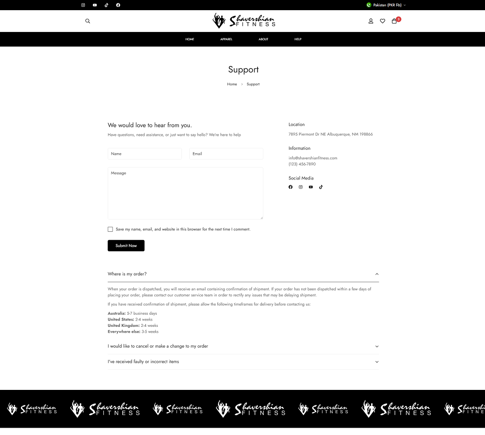 Recipes and Blog