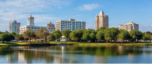 Lakeland FL lake and skyline — digital marketing services