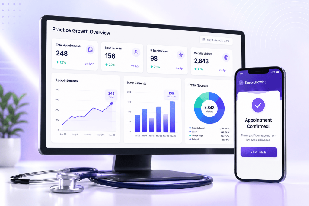 Why medical practices choose Anzo Solution for websites, SEO, and automation