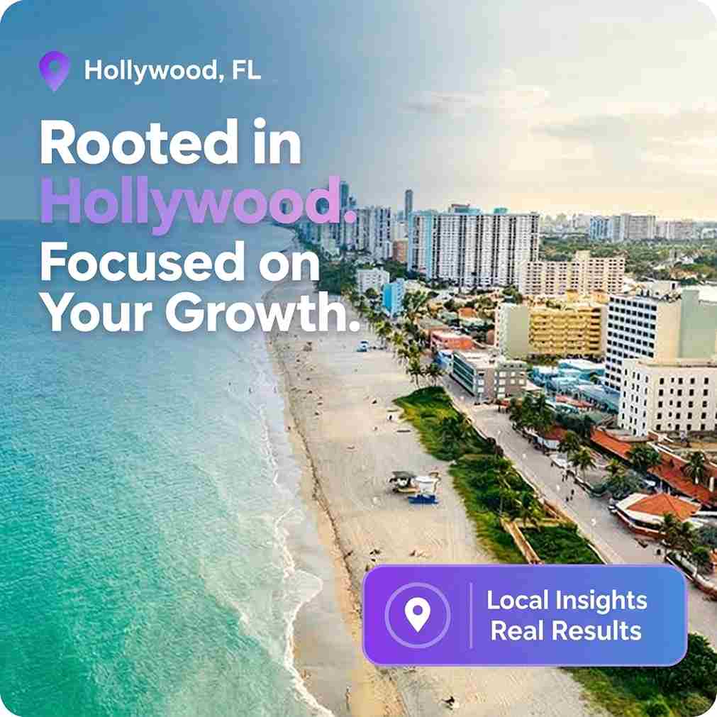 Downtown Hollywood FL business district served by Anzo Solution