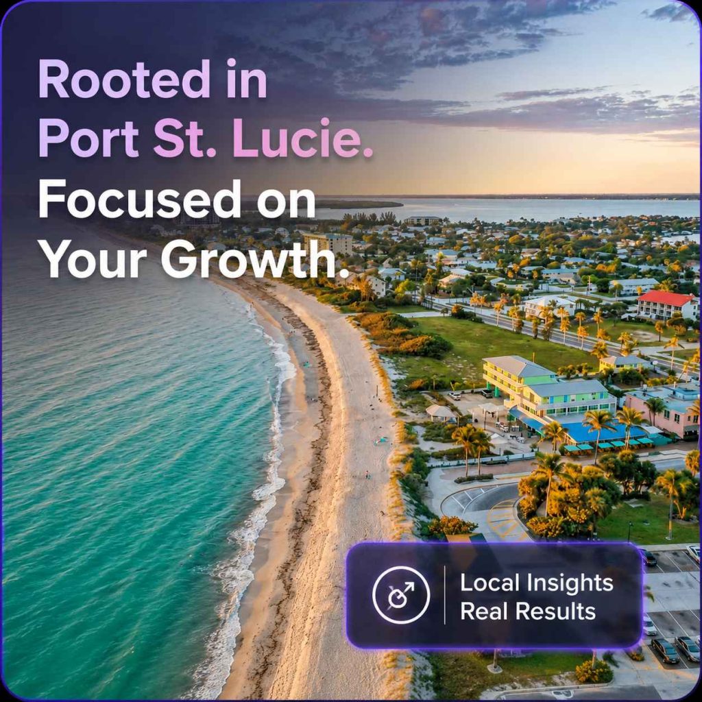 Port St. Lucie growing community served by Anzo Solution marketing agency