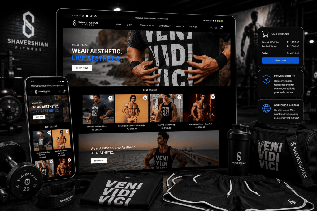 Fitness Apparel Ecommerce